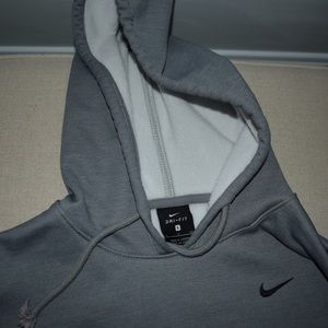 Nike Gray Dri-Fit hoodie Size: small Color: Gray